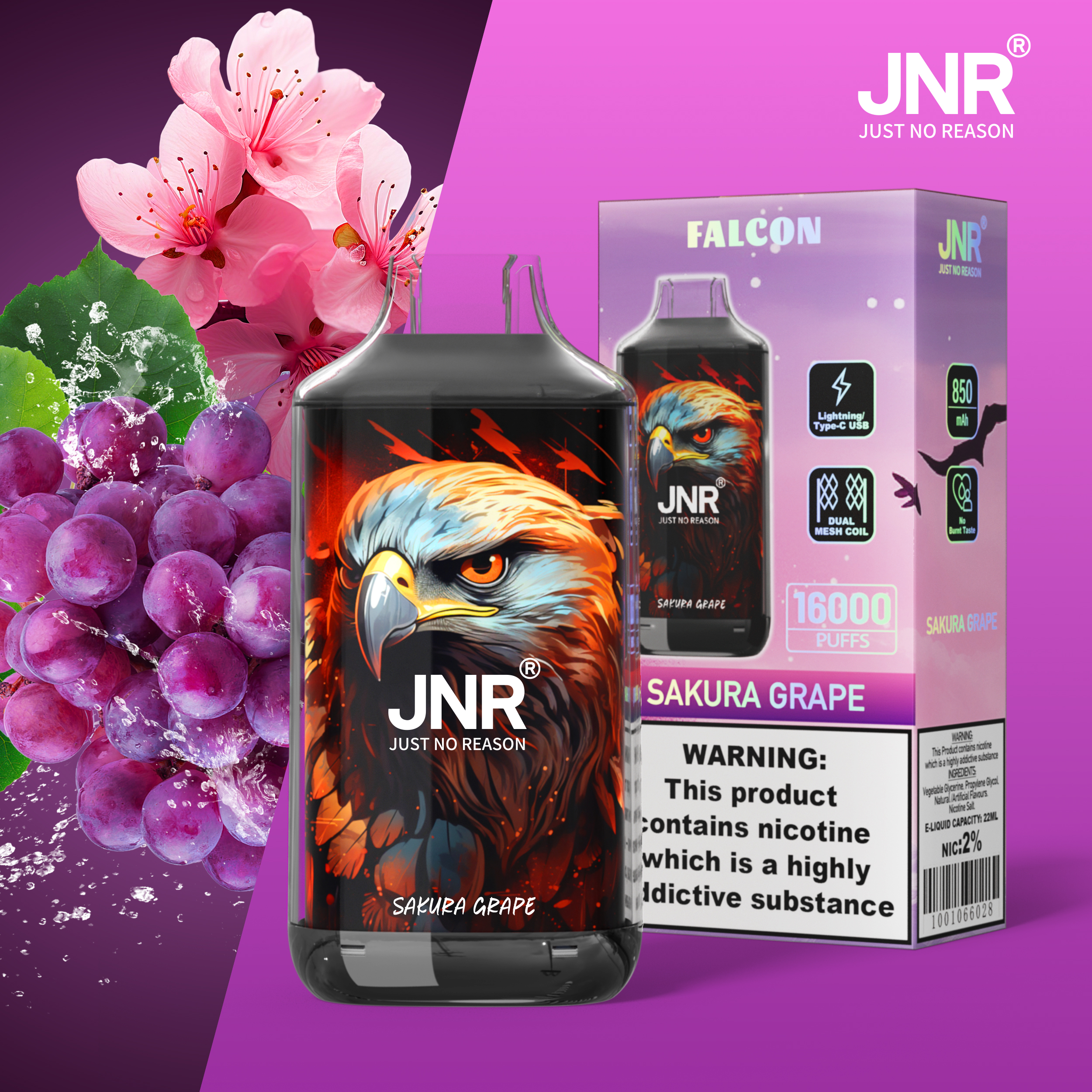 JNR Falcon 16000 Sakura Grape