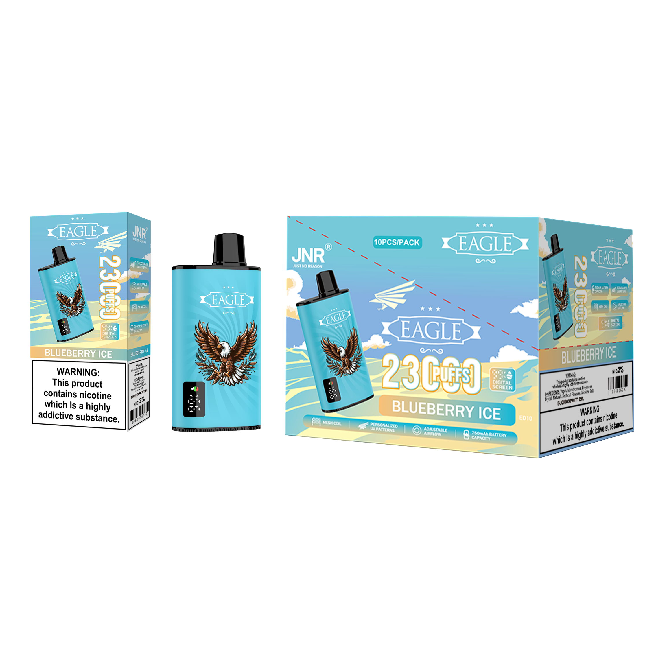 JNR Eagle 23000 Blueberry Ice