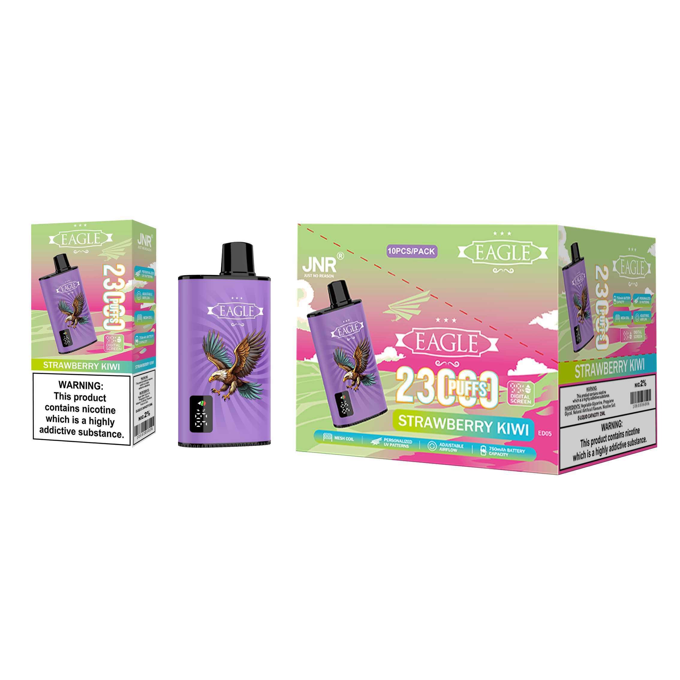 JNR Eagle 23000 Strawberry Kiwi