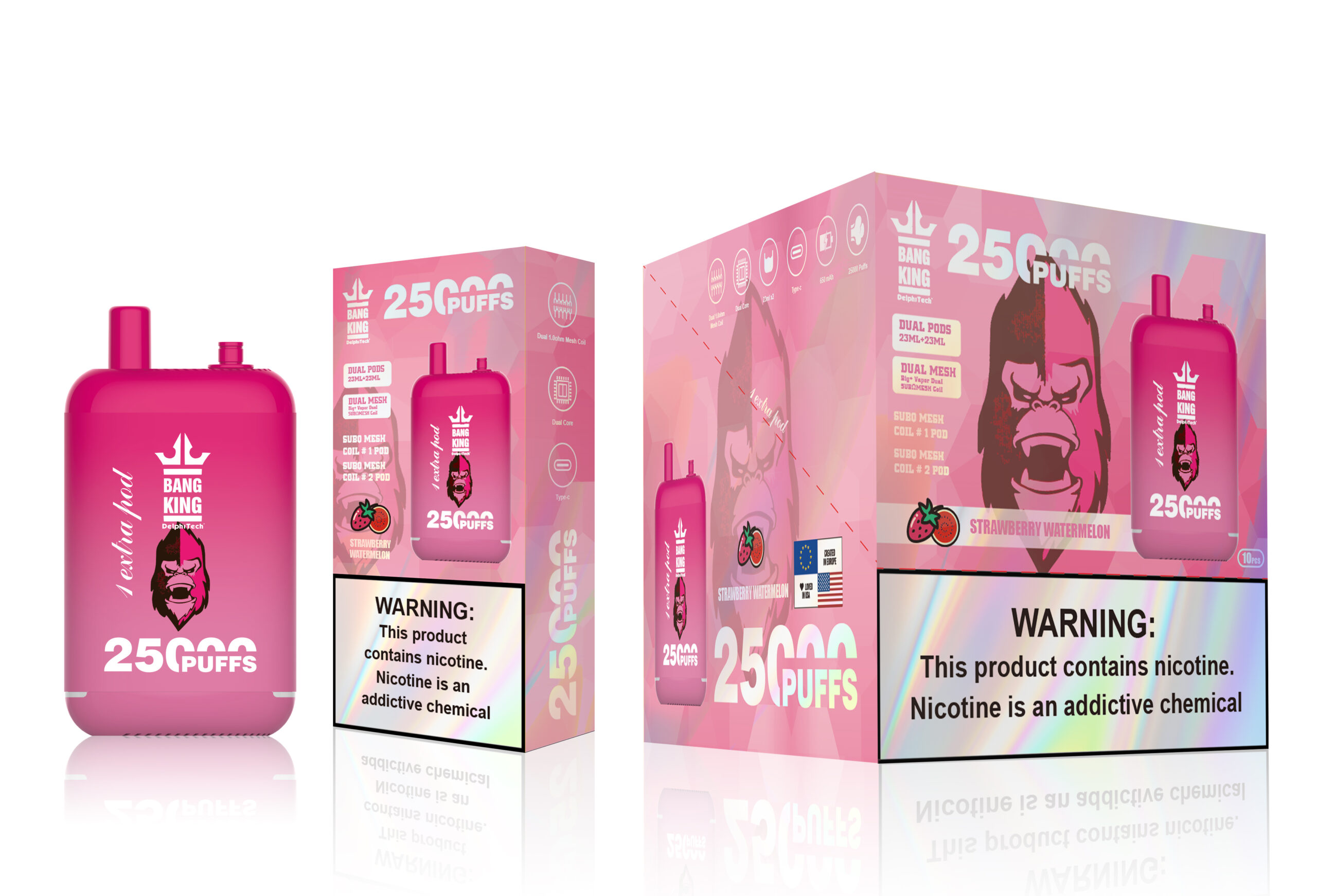 Bang King 25000 Strawberry Watermelon