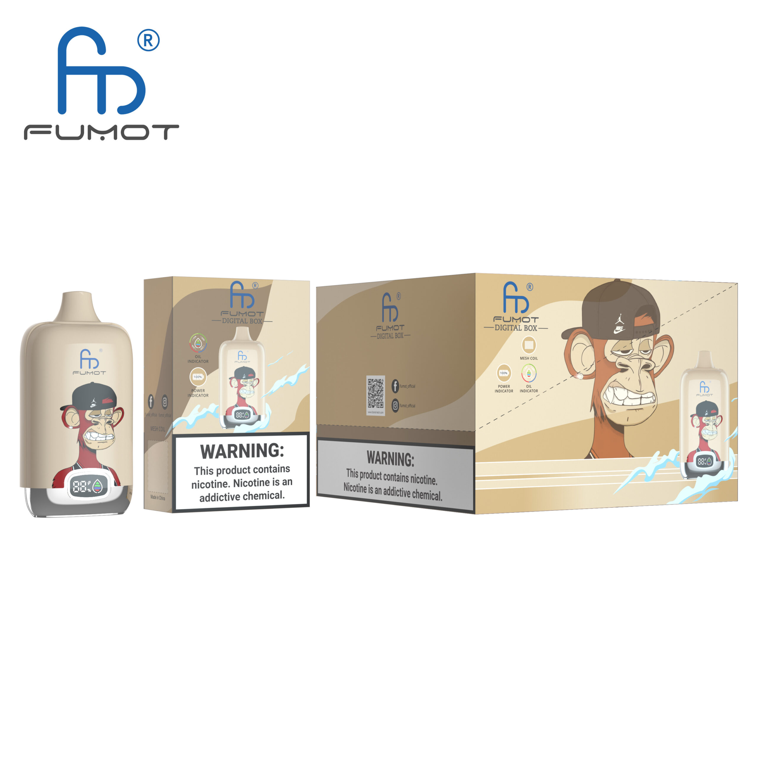 Fumot Digital Box 12000 Cherry Berry – Bild 3