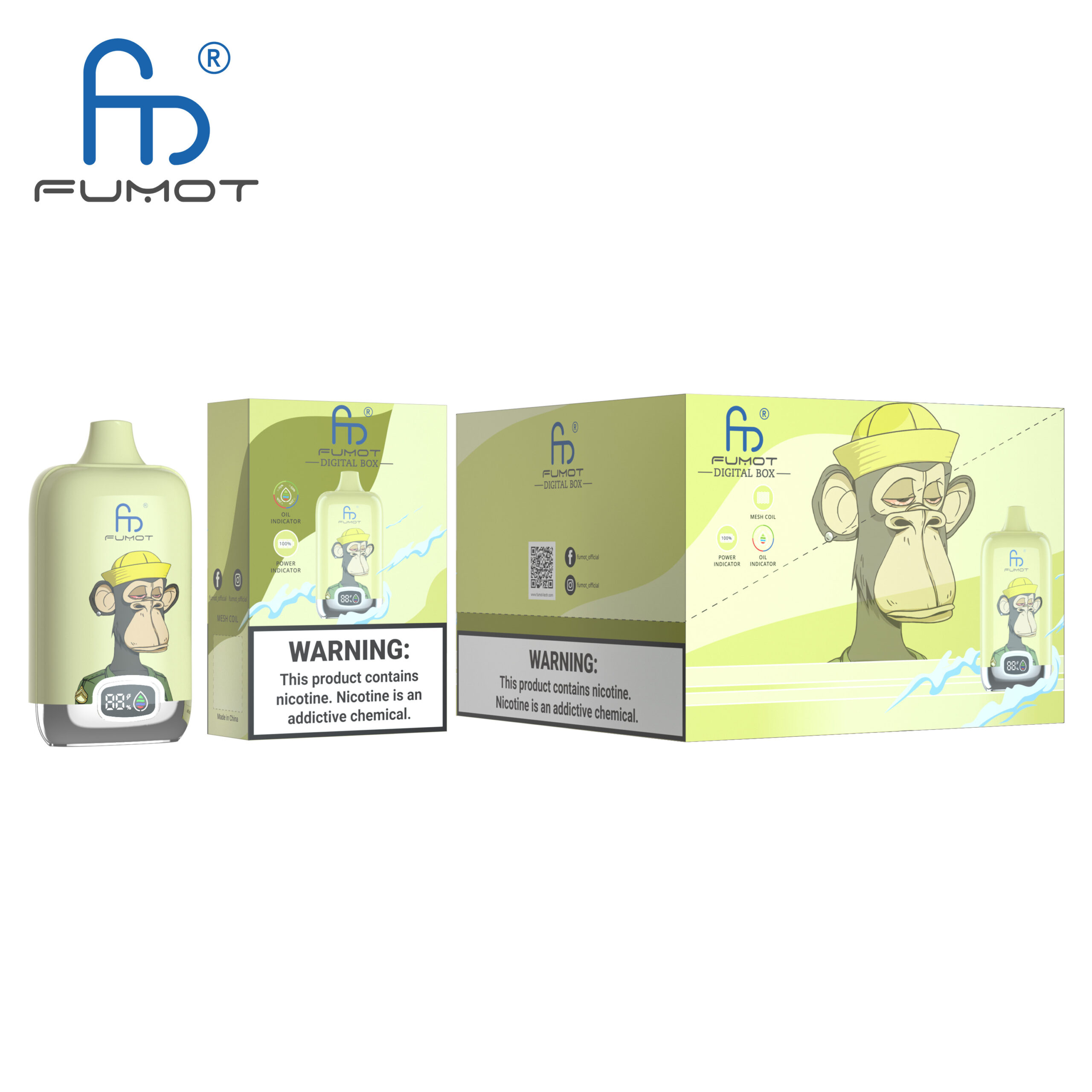 Fumot Digital Box 12000 Lemon & Lime – Bild 3