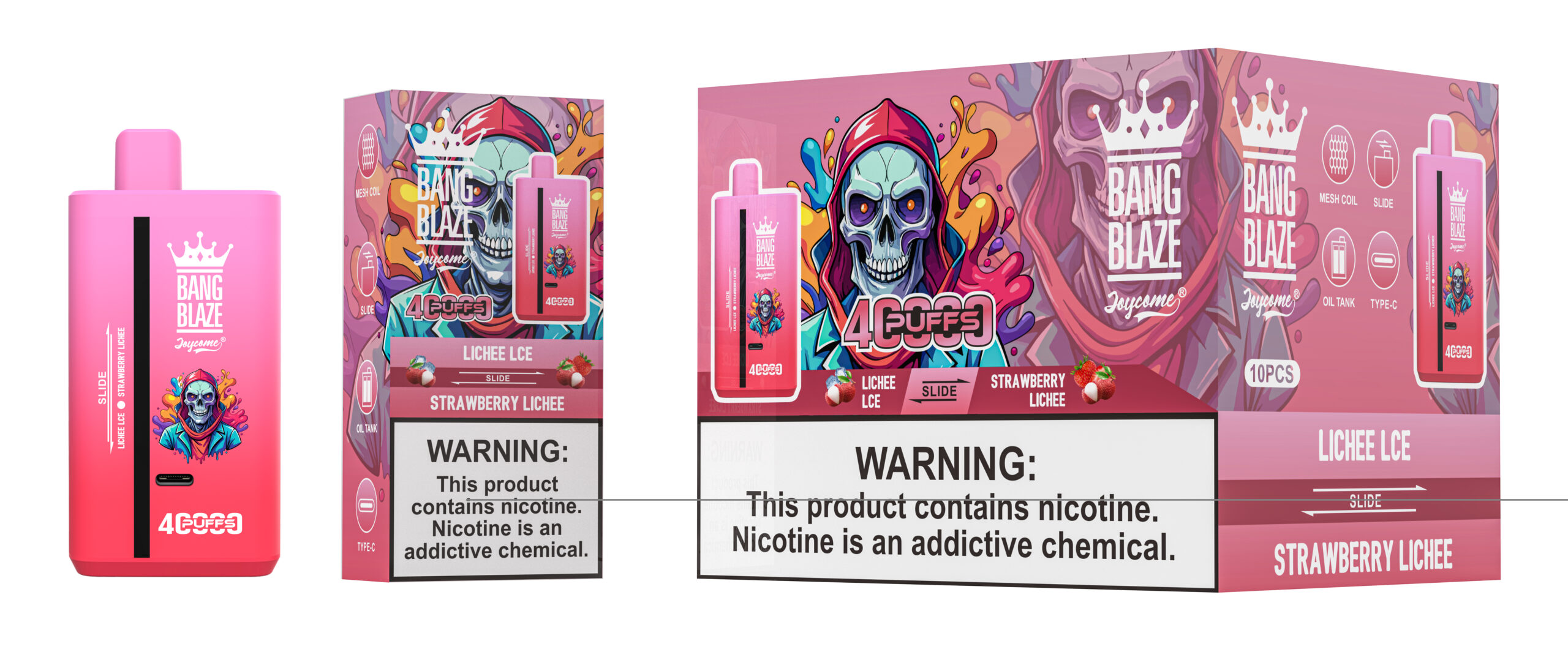 Bang Blaze 40000 Lichee Ice/Strawberry Lichee