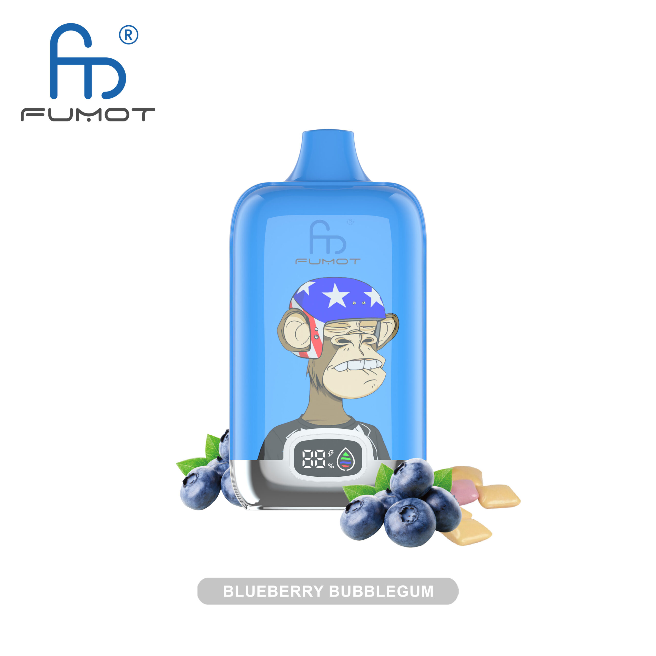 Fumot Digital Box 12000 Blueberry Bubblegum