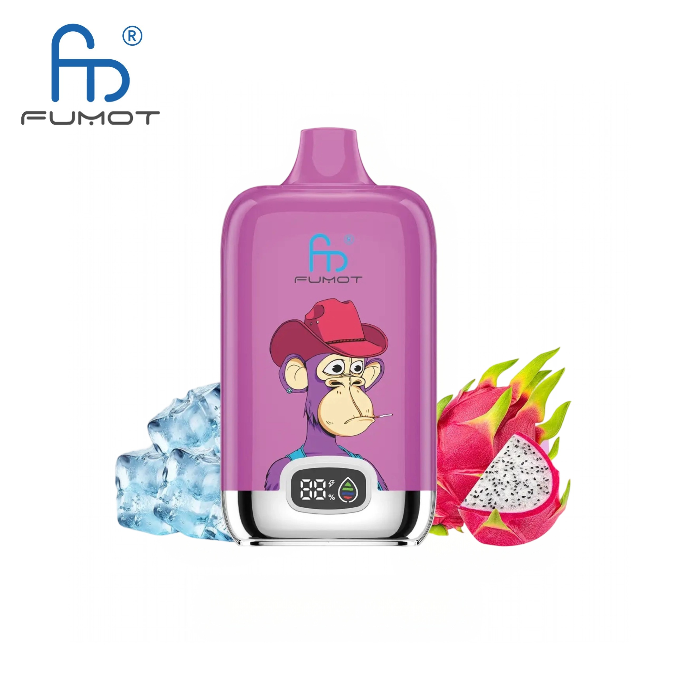 Fumot Digital Box 12000 Dragonfruit Ice